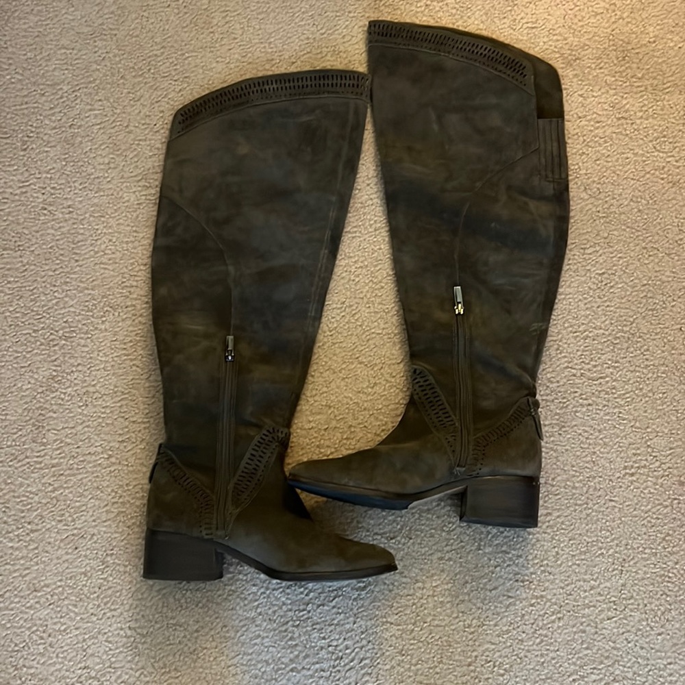 Vince Camuto Suede OTK Boots - Size 8